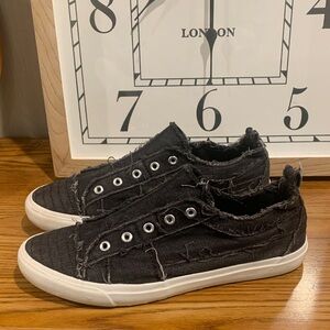 Black Canvas Sneakers